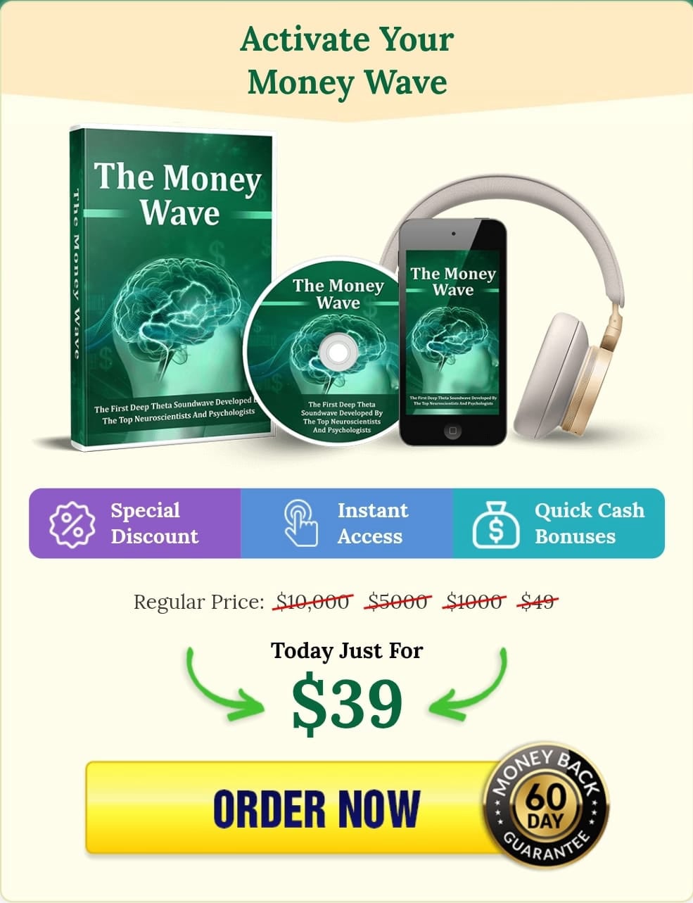 The Money order page